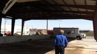 Pest Solutions Installing Bird Netting.