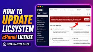 Information How to Update cPanel & WHM LicSys License Update