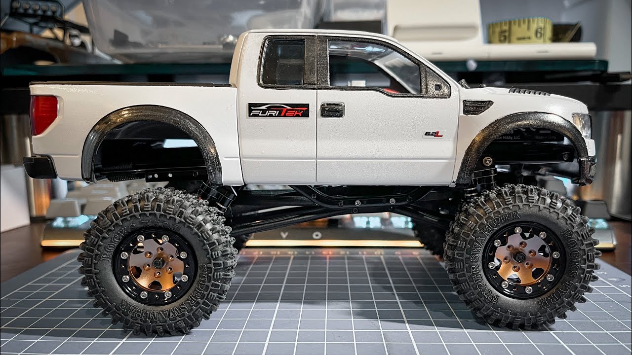 Axial Deadbolt 1/24 wheelbase on Revell hard body kit. RC body paint