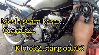 Rx Z suara kasar//ganti stang piston