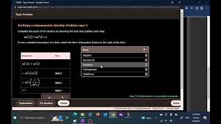 5.1.d Verifying a trigonometric identity: Problem type 2