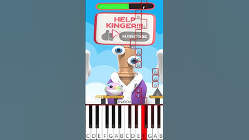 Perfect Pitch Challenge with Amazing Digital Circus Straight Voice(@yafofaa) - Octave Piano Tutorial