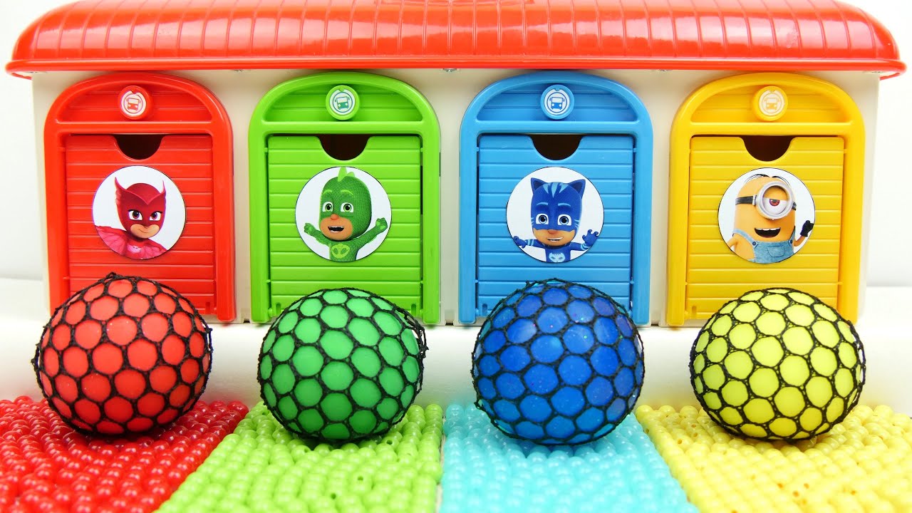 Satisfying Garage ASMR | Making 4 Princess Doors AND Unboxing Magic Garage WITH Slime Balls ASMR