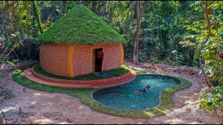 [ Full Video ] Building Underground Hobbit House , Swimming Pool With Deco Living Room