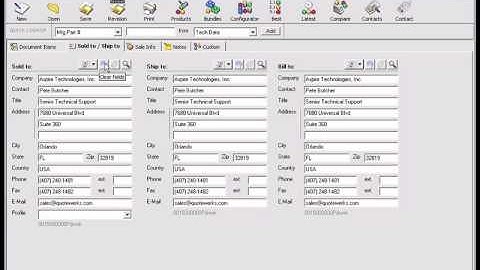 The QuoteWerks Integration with salesforce.com