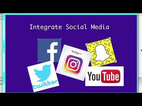 Add a Facebook Share and Twitter Button to your Website