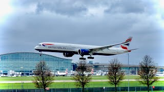 18 ARRIVALS | London Heathrow (LHR) Plane Spotting 4K