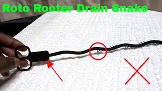 ✅  How To Use Roto Rooter Drain Snake Review