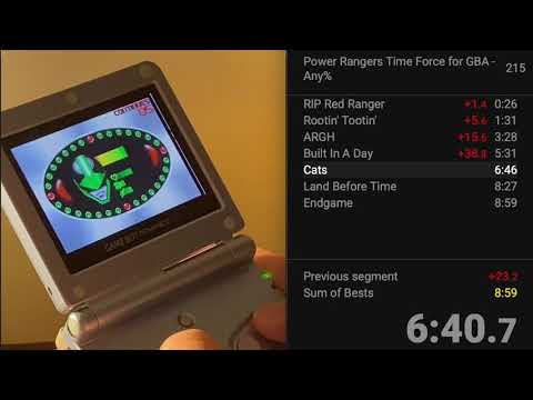 Power Rangers Time Force GBA PB (10:29)