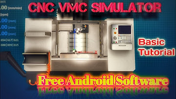 Free CNC VMC SIMULATOR for Android Tutorial #cncverticalmillingmachine #youtubetrending