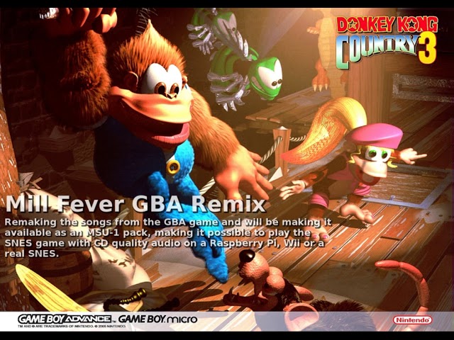 Mill Fever GBA Remix/Remake - Donkey Kong Country 3