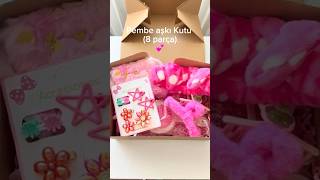 8 Parçalık Pembe Aşıklarına Özel Kutumuz Son 2 Stok Şletme