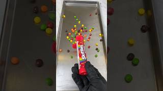 Worlds Smallest Skittles Freeze Dry 😍 #asmr #freezedried #candy #candymaking