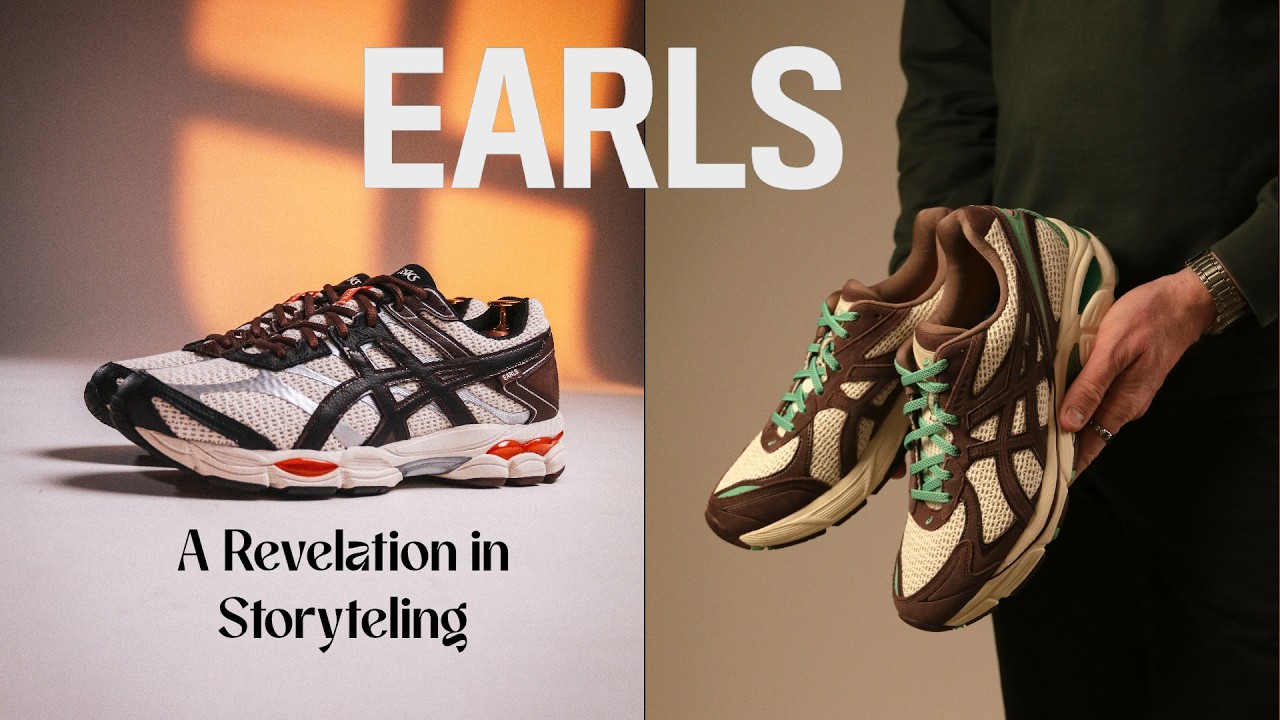 Earls Collection x Asics Gel Cumulus 16 - Coconut Milk/Black 