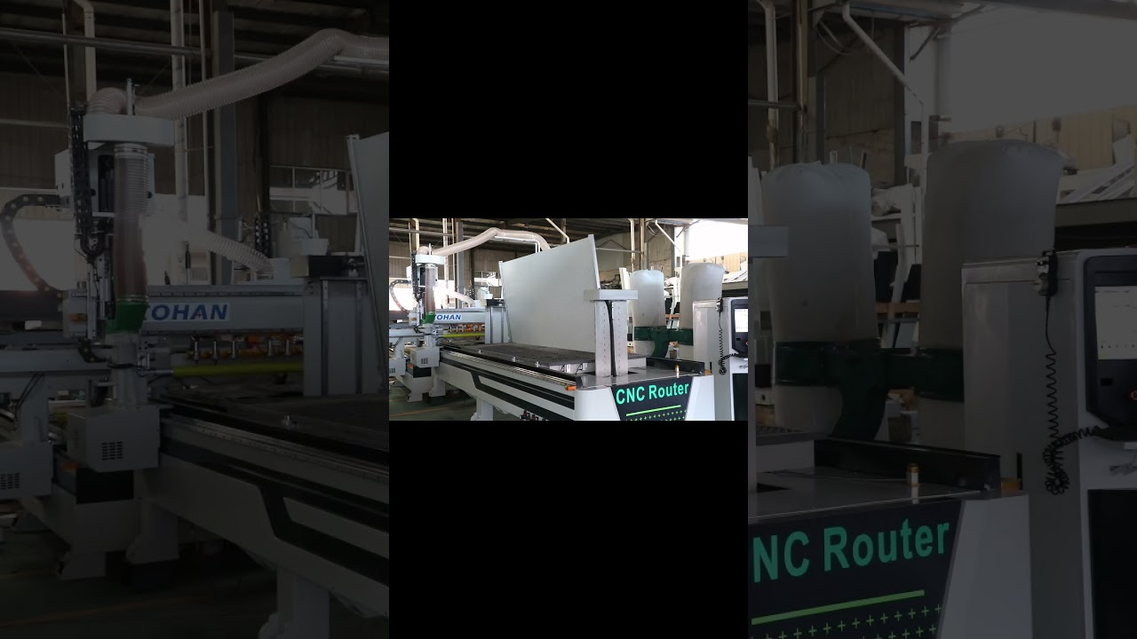 ATC CNC Router with Automatic Plate Turning Device 