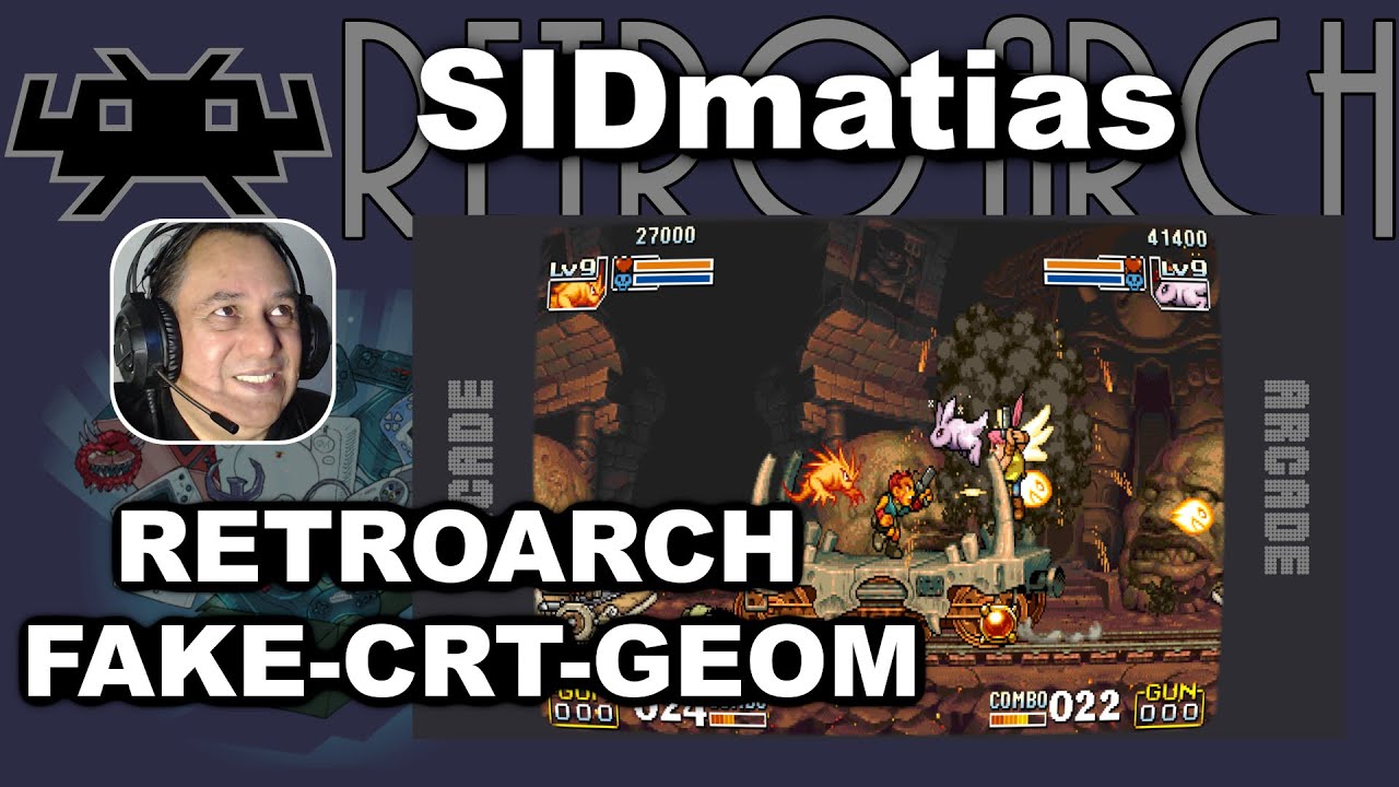 RETROARCH - FAKE-CRT-GEOM - PERSONALIZADO - YouTube