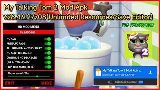 My Talking Tom 2 Mod Apk Hack Unlimited Money And Diamonds Download Mediafıre 2026 No Pw Angela screenshot 3