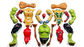 Merakit Mainan Spider-Man, Hulk Smash, Thanos dan Siren head ~ Avengers