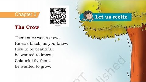 The Crow| Class 2| Poem| NCERT|MRIDANG| ENGLISH| UNIT 4| CHAPTER 3| HINDI TRANSLATION| FULL POEM
