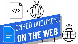 How to Embed a document on the web in Google Docs