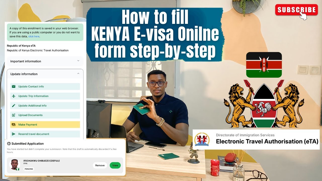 Как подать заявку на электронную визу в Кению (eTA) онлайн — пошаговое руководство (2025)