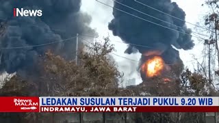 Pascaledakan & Terbakarnya Kilang Minya di Kawasan Indramayu Belum Padam - iNews Malam 31/03