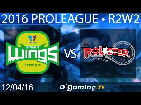 KT Rolster vs Jin Air Green Wings - 2016 Proleague - Round 2 Week 2