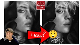 How to Use Remini App to Enhance Reference Image for Drawing |  Nikita Sharma screenshot 5