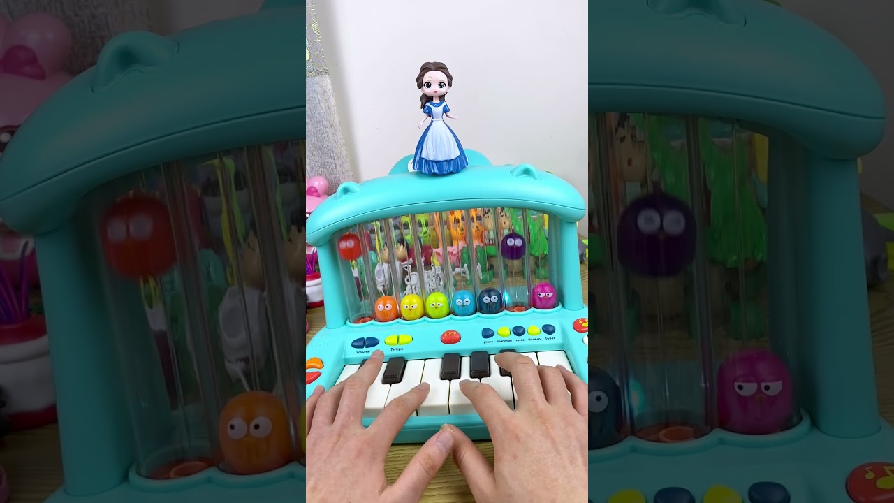 whimsical hippo piano!🎹 toy fun ASMR Videos 