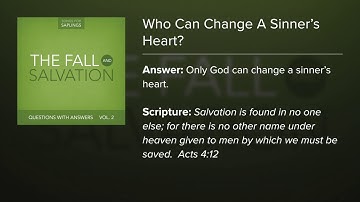 16. Who Can Change A Sinner
