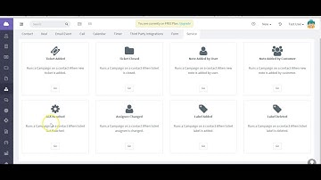 Triggers in Agile CRM
