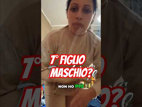 Video Ho 6 figli, vorrei un altro figlio MASCHIO! Ma... #shorts