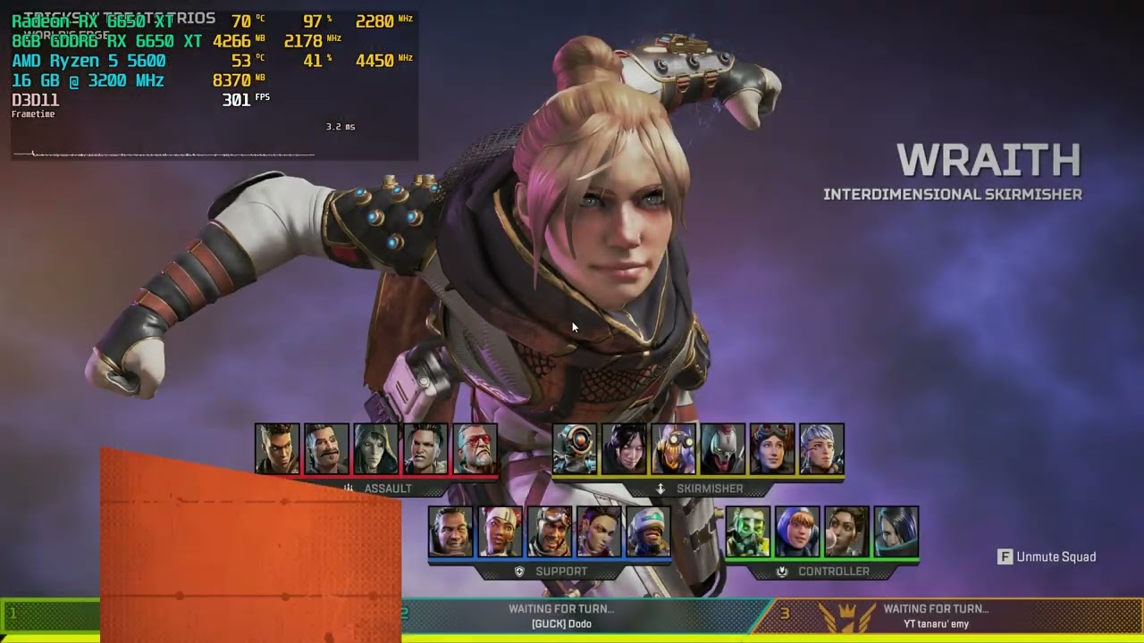 Apex Legends - RX 6650 XT + Ryzen 5 5600 (HIGH Settings) - YouTube