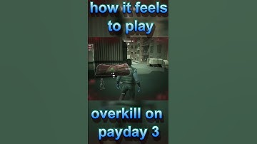 how it feels to play payday 3 on overkill.... #payday3 #memes #beta