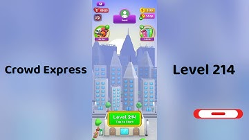 Crowd Express Level 214 Walkthrough 🚦 | Step-by-Step Solution | Go Answer