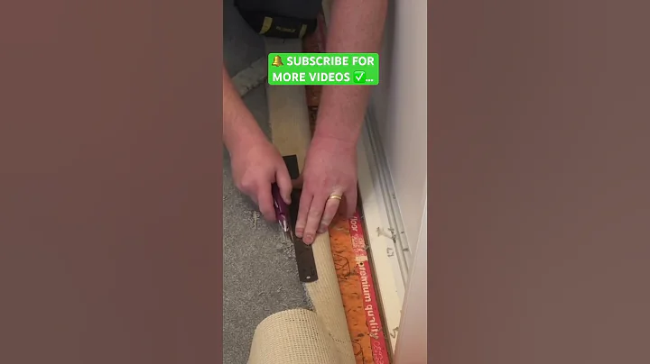 Trimming Carpet the easy way ✅ #howto #teirnanmccorkell #shorts #tips #tricks #diy #carpet #flooring