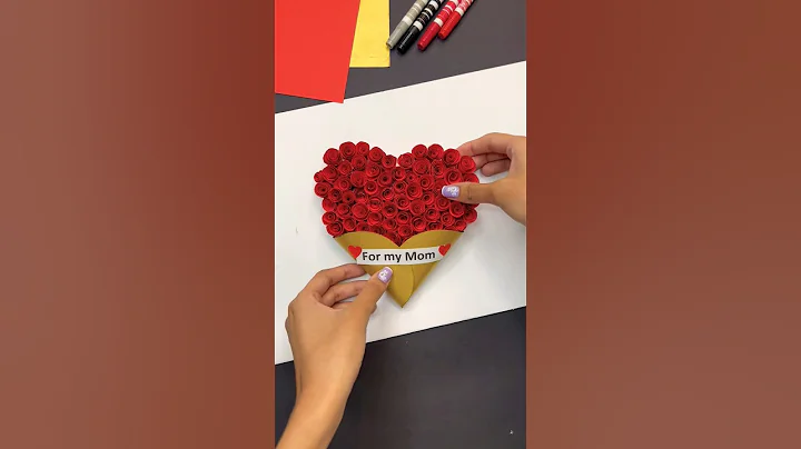 Rate this gift card from 0-1000 ❤️🥰 #shorts #diy #tutorial #art #crafts #creative #craft #mom