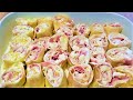 ROSE DI LASAGNE RIPIENE CON COTTO, FORMAGGIO E BESCIAMELLA - PRIMO DI PASTA FRESCA AL FORNO