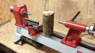 Woodturning - £3 log into a  £2 Goblet !!