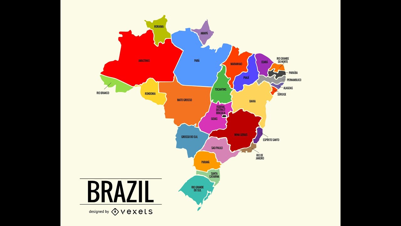 os 10 maiores estados do brasil - YouTube