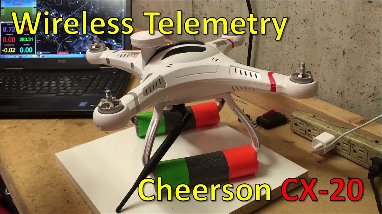 Wireless telemetry for the Cheerson CX20 YouTube