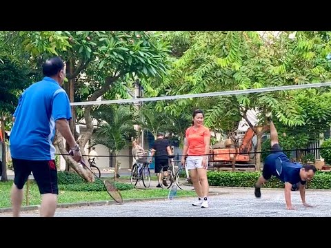 Mixed doubles vs Men’s doubles | 2 matches 280424 | no copyright - YouTube