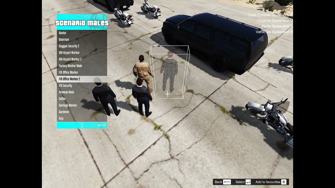 gta 5 Simple Task Menyoo Trainer make protocol and gang attack