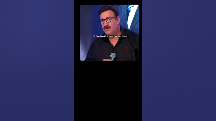 Danilo Gentili disse o que todos sentiram