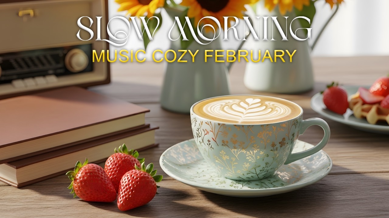 Morning Coffee Jazz & Bossa Nova 🌿 Relaxing Cafe Ambience to Study, Work, Focus