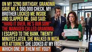 I Was Locked in My Brother’s Office Over Grandma’s Check — Then I Discovered the Dark Family Secret