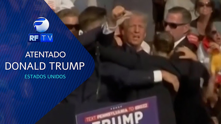 RF News - O ex-presidente dos EUA Donald Trump ficou ferido na orelha após tiros serem disparados