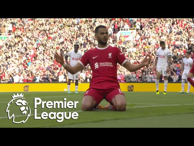 Harvey Elliott, Cody Gakpo link to put Liverpool up 3-0 on Tottenham | Premier League | NBC Sports