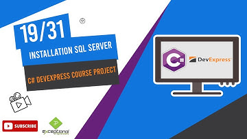 Dev Express C# Course with Project | Devexpress C# course How to Installation SQL Server Part 19/31