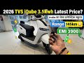2026 Tvs iQUBE (3.5kWH) Range, Battery Capacity | Latest On Road Price | Subsidy!? Downpayment Emi ?